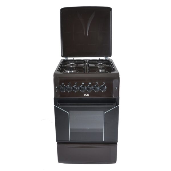 Von VAC5F140PB 4G Cooker – Brown