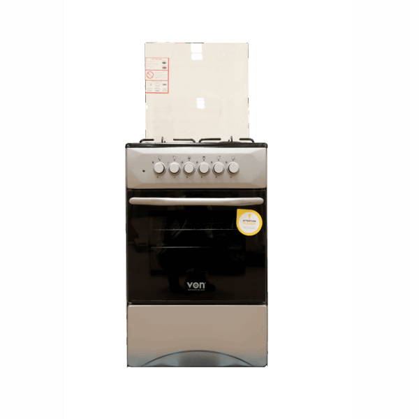 Von VAC5F131PS 3G+1E Cooker – Silver