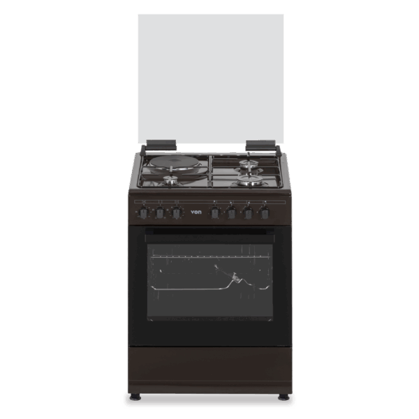 Von VAC6SV31UB 3G+1E Cooker – Brown