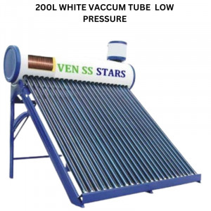 200liters vaccum tube white low pressure water heater