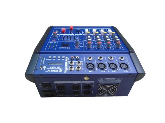 Max 4 Channel Powered Mixer With Bluetooth