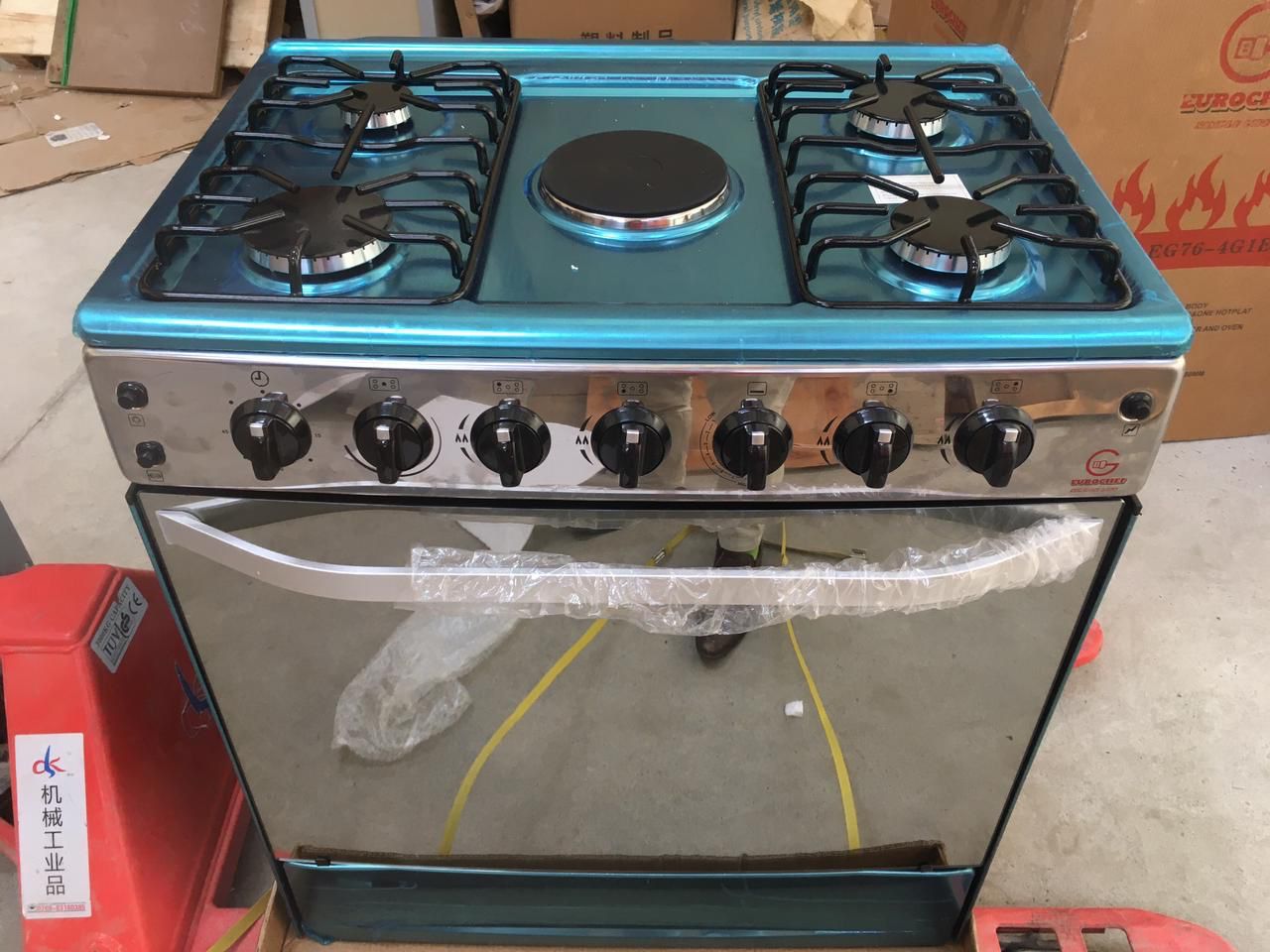 Eurochef-4-gas1-Electric-cooker-size-75-by-60-with-GAS-oven