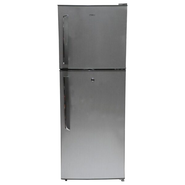 Mika MRDCD138XLB Refrigerator 138L, Direct Cool, Double Door, Dark Silver
