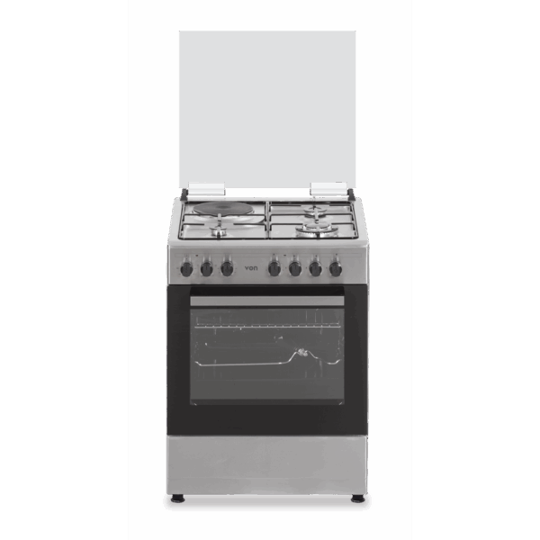 Von VAC6SH31UX 3G+1E Cooker – Inox
