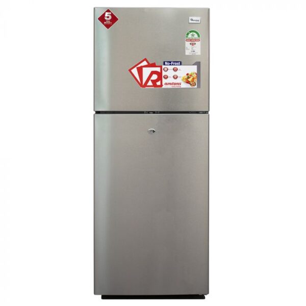 Ramtons RF/329 188 LITRES DOUBLE DOOR FRIDGE NO FROST , SILVER