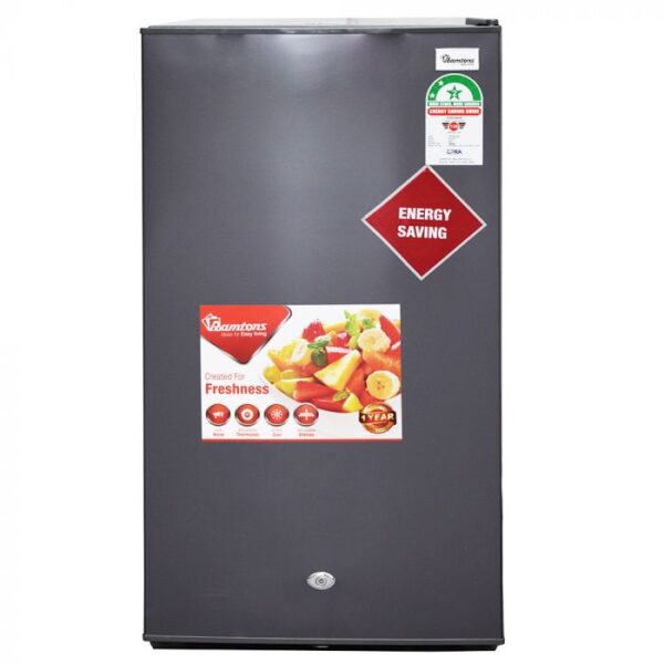 Ramtons RF/334 85 LITERS FRIDGE SINGLE DOOR DIRECT COOL, SILVER