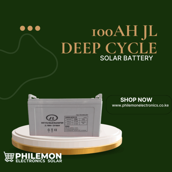 100ah JL Deep Cycle Solar Battery 100 Amps