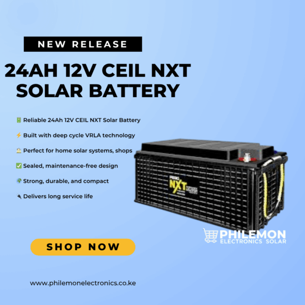 24Ah 12V CEIL NXT Solar Battery – Reliable Energy Storage for Solar Systems