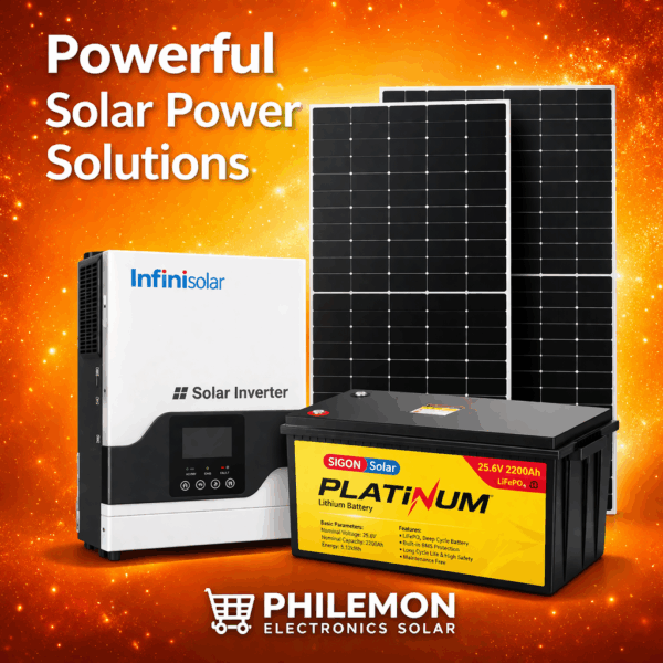 Platinum 5.12kW Lithium Solar Kit – Complete Solar Power System with 5.12kWh LiFePO₄ Battery